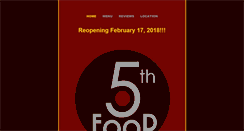 Desktop Screenshot of fifthwheelfood.com